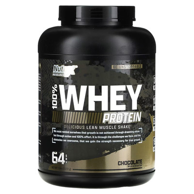 Nutrex Chocolate Whey Protein Powder   25g Protein, 100% Whey, 64 Servings