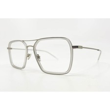 Designer Square Aviator Eyeglasses Metal Frame Clear Lenses 35 002479 58-18-145