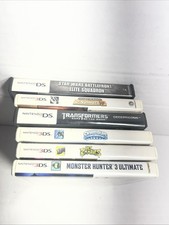 LOT of 6 Nintendo DS 3DS EMPTY CASES ONLY NO GAMES.. All With Manuals. W 1562