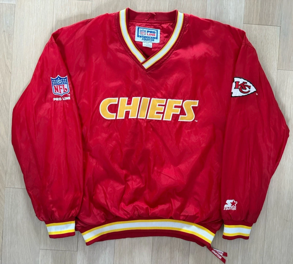 希少 NFL PRO LINE カンザスシティ・チーフス ジャケット Vintage 90s