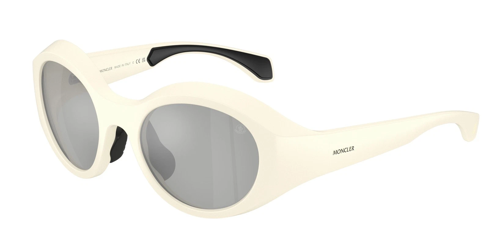Moncler — NEW Moncler 8005 Futuro Sunglasses 50028V White 100% AUTHENTIC