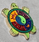 RARE 15 Made EARTH TURTLE Secret Shiny Gold XLE Geocoin Unactivated TSUN 1st Ver — photo 3