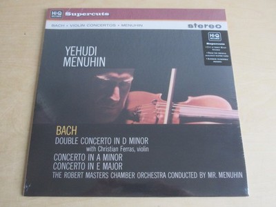 Yehudi Menuhin-Bach-Double-Violin Concerto & C. Ferras-Hi-Q Audiophile Lp sealed