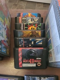 Lot Of 11 Sega Genesis Games Toejam And Earl Mortal Combat Ii Jurrasic Park Cib