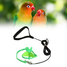 Pet Bird Harness Leash Stretchy Bird Flying Harness Traction Rope For