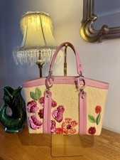 Christian Dior Limited Edition Floral Raffia Tote Bag – John Galliano, 2005