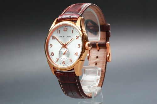 HAMILTON Jazzmaster H384410 White Small Second Quartz Mens Watch NEAR MINT w/Box - Picture 5 of 12