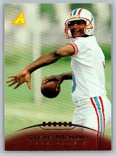 1995 Pinnacle Football #210 Steve McNair RC - VG - Houston Oilers