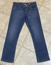 The Children's Place Denim Jeans Girls Size 8 Straight Fit Stretch Blue NWT