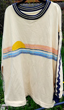 Free People Oversize Sweatshirt Graphic Yello...