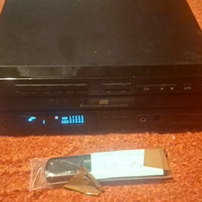 Sony CDP-C313M 5-Disc CD Changer Player Black, Stereo RCA/Headphone, Type G