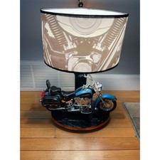 2004 Harley Davidson Heritage Softail Motorcycle Table Lamp Light Sound Works 2004 Harley Davidson Heritage Softail Motorcycle Table Lamp Light Sound Works