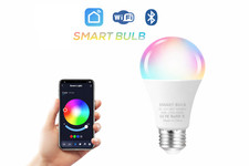 Tuya WiFi Bluetooth Smart LED Bulb RGB+CW+WW Dimmable 9W/18W E27 220V Lamp UK