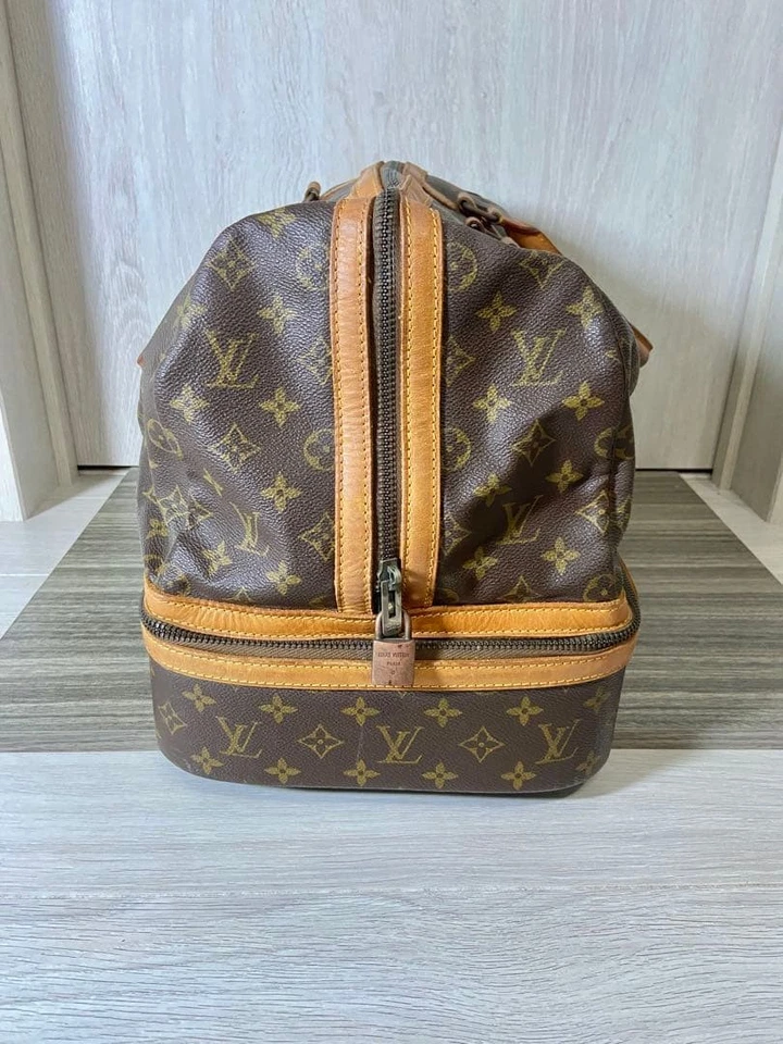 Auténtica bolsa de viaje de golf Louis Vuitton con monograma Sac Sports Boston Foto 4 de 4