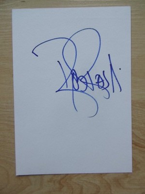 Robby Rosa ''Salsa'' Autogramm signed 10x15 cm Karteikarte