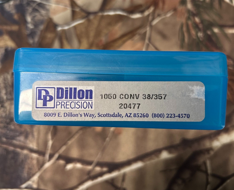 Dillon RL1050 / Super 1050 / RL1100 Conversion Kit - 38/357 magnum (20477)