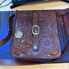 Patricia Nash tooled leather crossbody EXCELL...