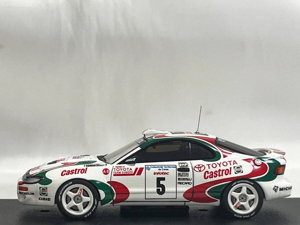 HPI 1/43 Celica Turbo 4WD 1994 Tour de Corse Didier Auriol - Immagine 2 di 4