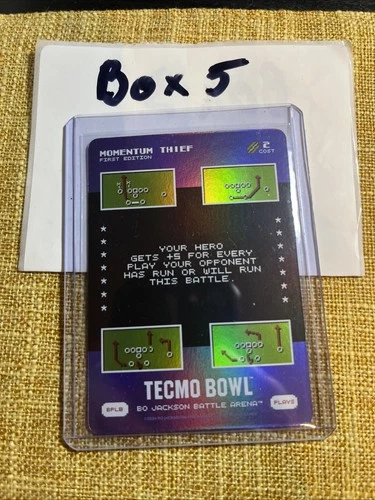 2026 Bo Jackson Battle Arena Tecmo Bowl Momentum Thief #BPL8 SSP Bonus Play