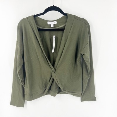   NWT AMOUR VERT GREEN RENE CRISS CROSS TOP SIZE X-SMALL