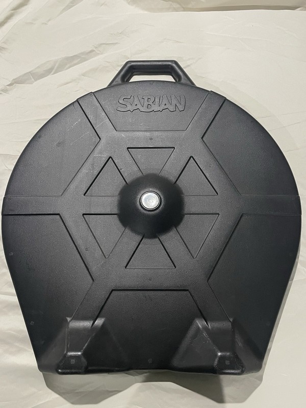SABIAN HARD CYMBAL CASE, BLACK, EXCELLENT CONDITION