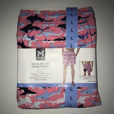 Member's Mark Men's Resort Built-In Liner Swim Trunk Size L