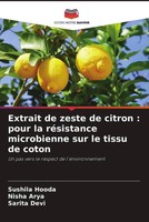 Sushila Hooda (U. A.) | Extrait De Zeste De Citron : Pour La RéSistance...