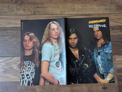 Wolfsbane/Toby Jepson (Little Angels) Kerrang! Double-Sided Poster