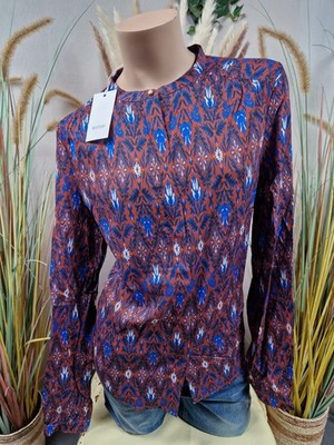 Mustang Damen Bluse Langarm Softe Viskose Mehrfarbig Gr. 38, 44 - UVP 69,99 