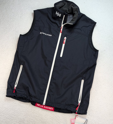 Helly Hansen Crew Vest Mens XL Windbreaker Performance Tech Zip Pocket Sailing
