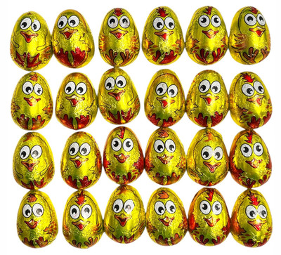 24x Easter Chocolate Chicks 170g Individually Wrapped Party Treats