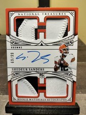 2025 Panini National Treasures Shedeur Sanders Quad RPA 69/99 Browns. RMAQ-SSS🔥