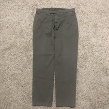 Pantalone Berwich Scotch Taglia 48/32x29 Marrone Fulvo Chino Pieghettato Made in Italy