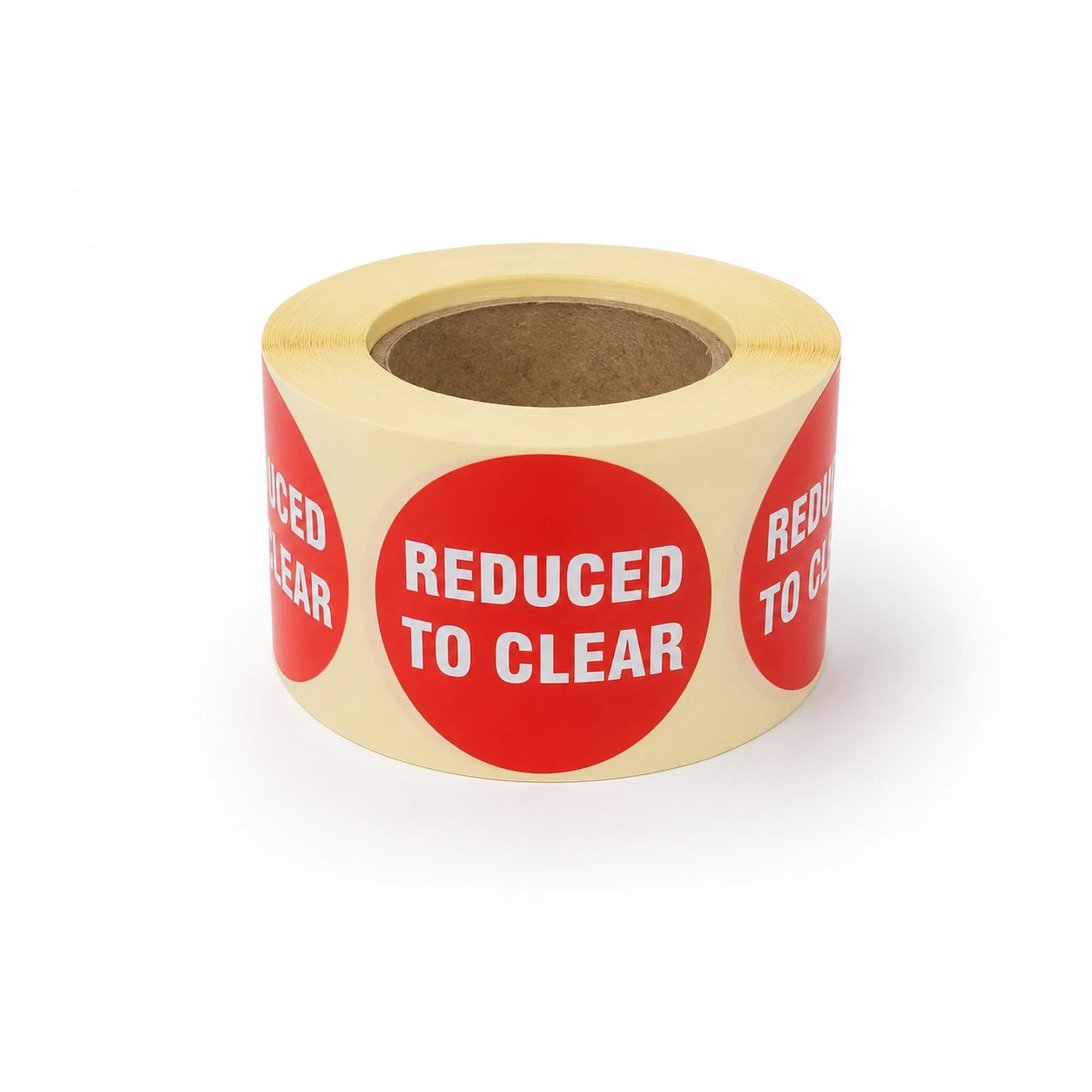 500 Reduced To Clear 25mm Adhesive Stickers
