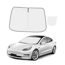300T Sunshade for Tesla Model Y Model 3, Car Accessories 2025 for Tesla, Black