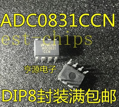 2PCS ADC0831CCN 8-Bit In-Push/DIP Analog-to-Digital Converter   #zb
