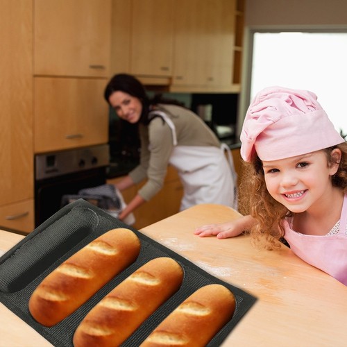 Bluedrop Silicone Bread Forms For Hot Dog Baking Molds Sandwich Making Sheet ... - Picture 6 of 9