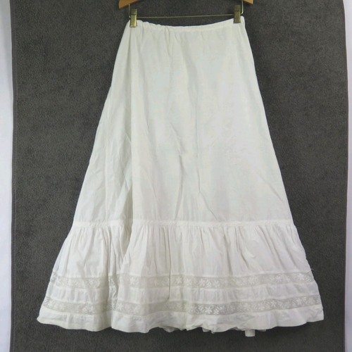 Childs Vintage Slip Tie On Cotton 26 In Waist 31" Long Grandma Core