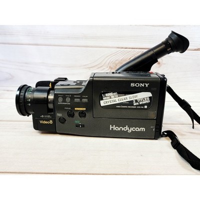 Vintage Sony CCD-F40 HandyCam Video 8 Camcorder Black W/ Charger