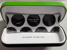 Kate Spade New York Green/Black Hard Case Flip Top for Glasses Sunglasses