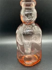 Brookfield Milk Pink Double Face Baby Top Quart Glass Bottle Vintage