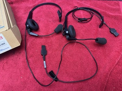 GN Netcom Office Headset OM with Microphone Set of TWO New Open Box 732-4100-02
