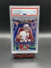 2025 Emeka Egbuka Mosaic Rookie Storm Blue Tampa Bay Buccaneers 43/99 PSA 9