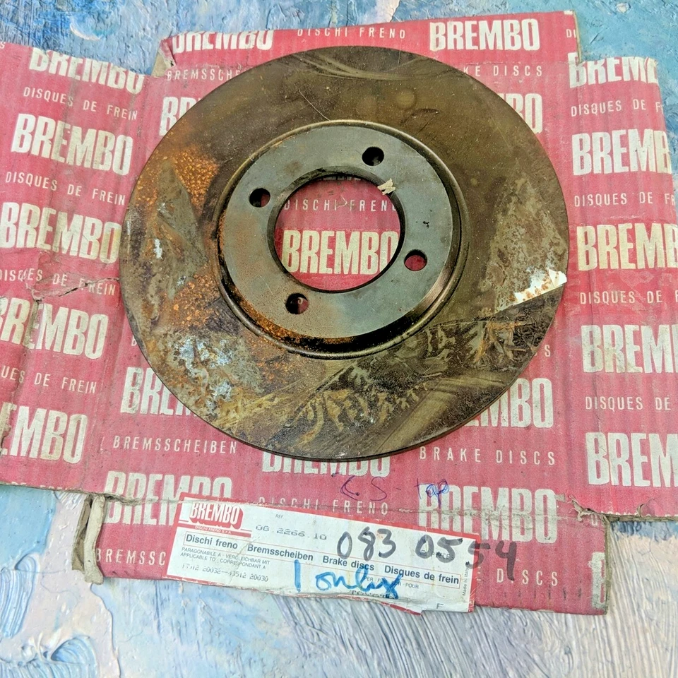 Rotor de freno delantero Brembo 08.2266.10 para Toyota Carina Corona Celica 4351220030 Foto 4 de 4