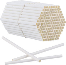 Elcoho 200 Pieces Bee Tube Refill Mason Bee Paper Inserts 6 Inches Bee Cardboard