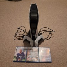 PlayStation 5 Disk Edition Console - 2 Controllers and 3 Games+ cables