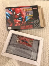 FAN ART - SNES AMAZING SPIDERMAN 4in1 - CIB(SNES, 1995) Super Nes, W/ instructi!