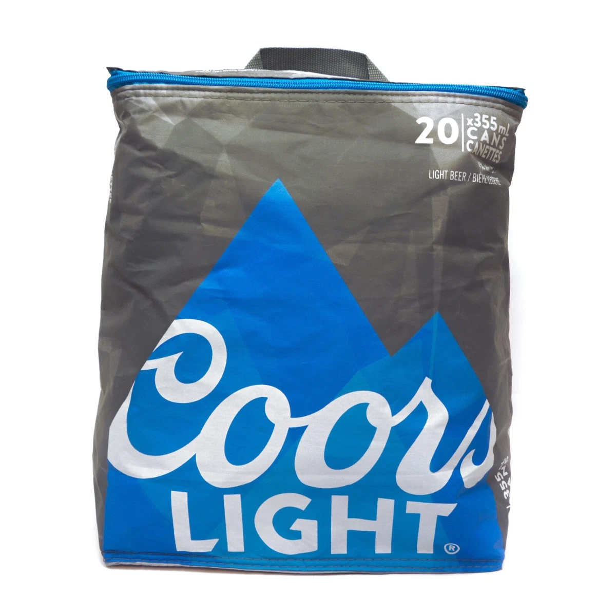 Cooler Bag Coors Light Gray And Blue Backpack Promotional Bag 20