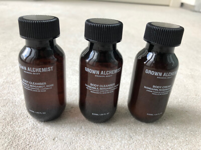 GROWN ALCHEMIST BODY CLEANSER 2 x 50 ml + BODY CREAM 50 ml Naturkosmetik