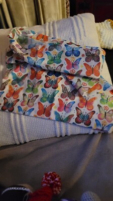 Handgefertigter Kordelzug Sack / Tasche ... Schmetterlinge...